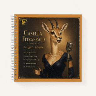 Cuaderno Álbum de Gazella Fitzgerald: una parodia