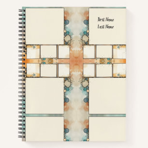 Cuaderno Álbum de recortes de elegancia abstracta inspirado