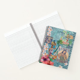 Cuaderno Álbum de recuerdos vintage hawaiano: Hawaii Aloha