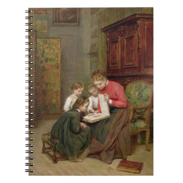 Cuaderno Álbum familiar, 1869 (aceite sobre lienzo) (Frente)