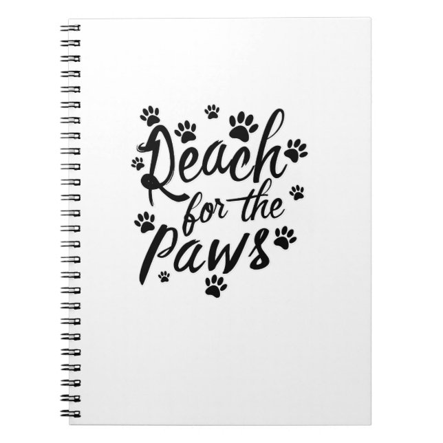 Cuaderno Alcance De La Tipografía De Paws (Frente)