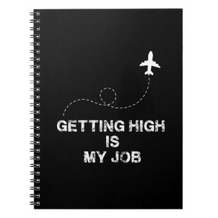 Cuaderno Alcanzar Es Mi Trabajo - Memes De Avión