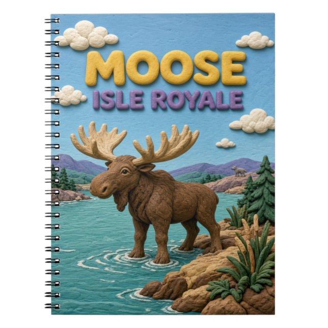 Cuaderno Alce Isle Royale Modern KlayKoo (Frente)