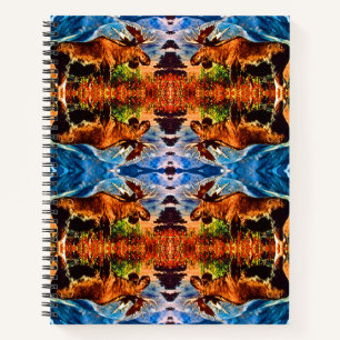 Cuaderno Alce macho vintage USA Alaska