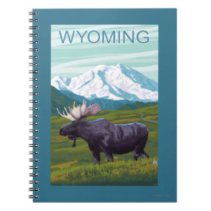 Cuaderno Alces con MountainWyoming