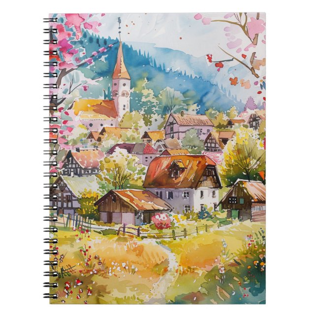 Cuaderno Aldea de primavera (Frente)