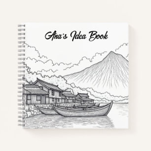 Cuaderno Aldea pesquera junto al río Idea Book