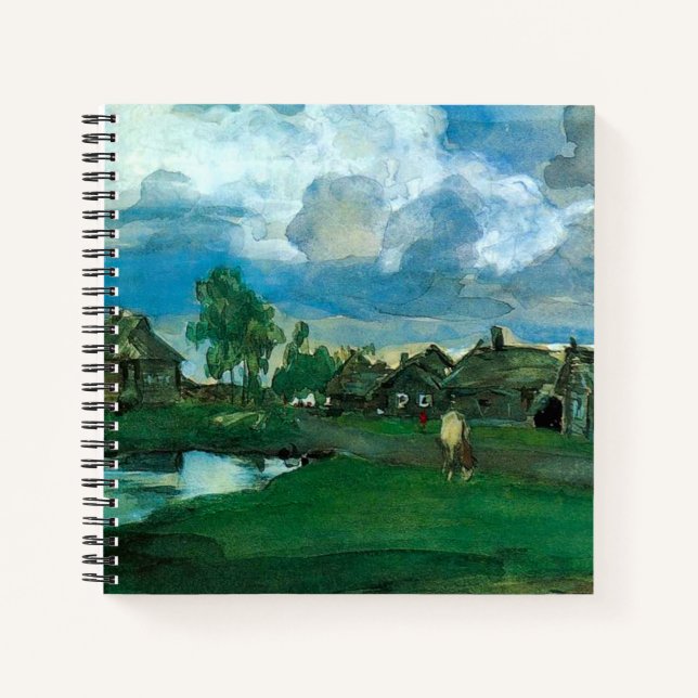 Cuaderno Aldea rusa Valentin Serov (Anverso)