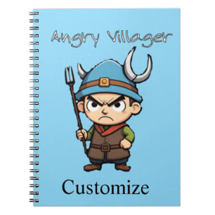 Cuaderno Aldeano Enojado Horca Thunder_Cove