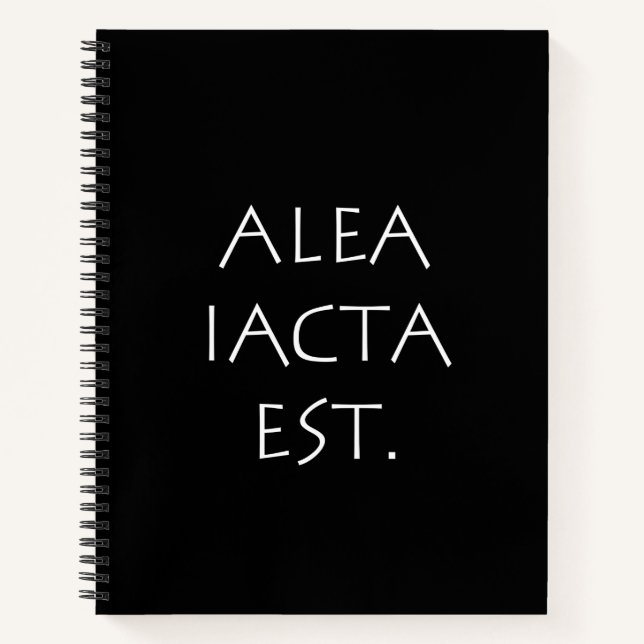 Cuaderno Alea Iacta Est (Anverso)