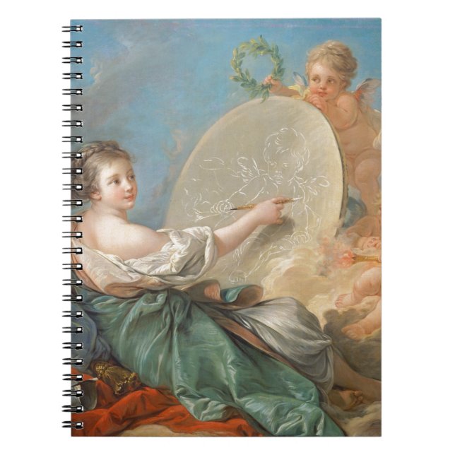 Cuaderno Alegoría de la pintura, 1765 (aceite en lona) (Frente)