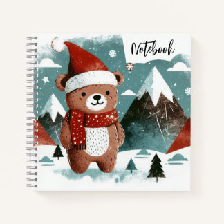 Cuaderno Alegre alpino - Oso Santa en un país de maravilla 