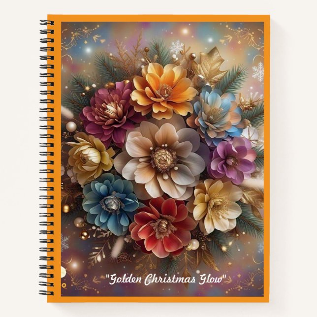 Cuaderno "Alegre feriado floral" (Anverso)
