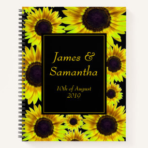 Cuaderno Alegre girasol amarillo brillante - Planner
