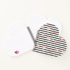 Cuaderno Alegre patrón continuo de flamenco rosa lindo
