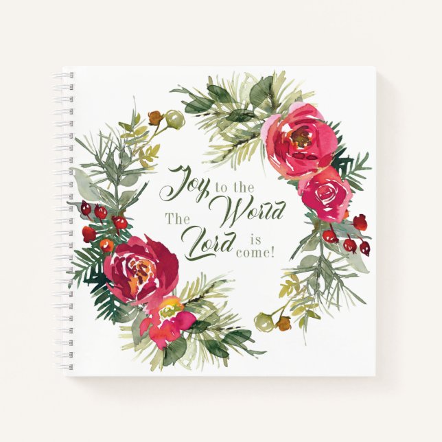 Cuaderno Alegría al mundo El Señor ha venido, Navidades (Anverso)