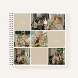 Cuaderno Alegría de los nietos | COLLAGE DE FOTOS | Mocha