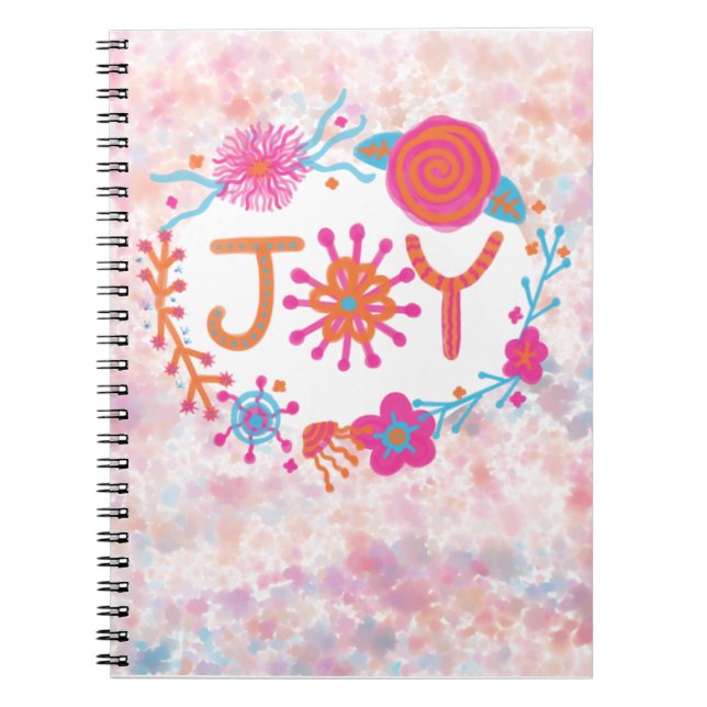 Cuaderno Alegría | Floral feliz (Frente)