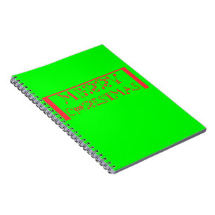 Cuaderno Alegría Navideña Vibrante Feliz Navidad Verde Lima