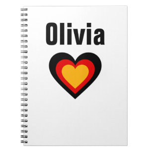 Cuaderno Alemania/Alemania inspirada en la bandera