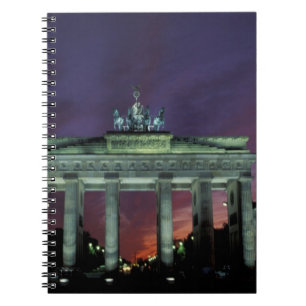 Cuaderno Alemania, Berlín. Puerta de Brandeburgo por la noc