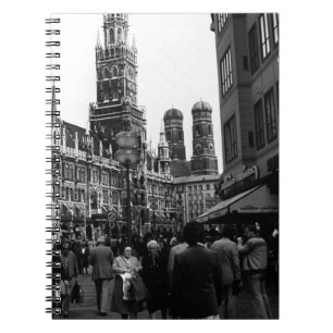 Cuaderno Alemania Vintage Múnich Frauenkirche Frauenplatz 7
