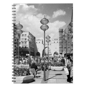 Cuaderno Alemania Vintage Puerta de la Ciudad de Múnich Kar