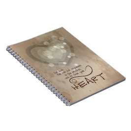 Cuaderno Alentamiento religioso cardíaco, Grunge