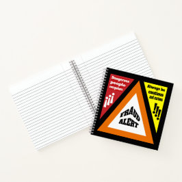 Cuaderno Alerta de fraude