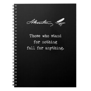 Cuaderno Alexander Hamilton los que representan nada