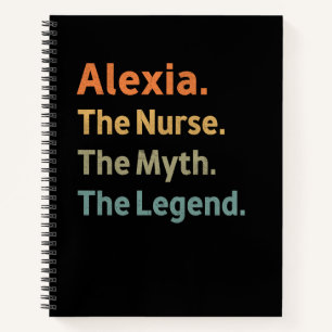 Cuaderno Alexia La Enfermera El Mito La Leyenda Divertido V