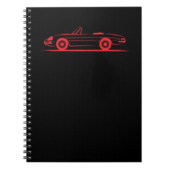Cuaderno Alfa Romeo Giulietta Spider Spyder Duetto Graduado (Frente)