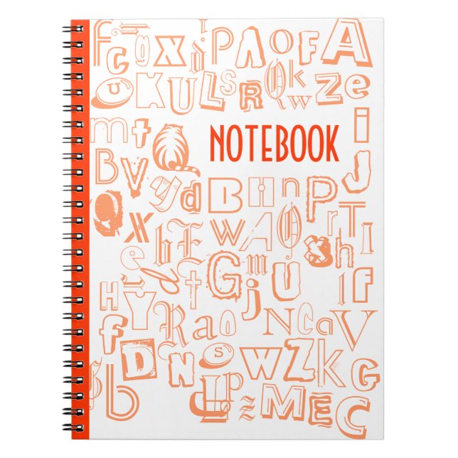 Cuaderno alfabético (Naranja) (Frente)