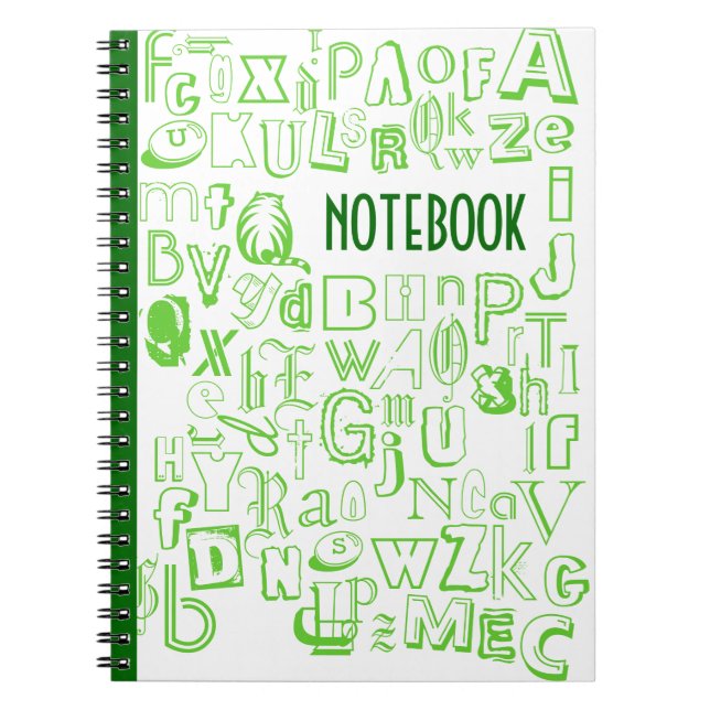 Cuaderno alfabético (verde) (Frente)