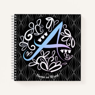 Cuaderno Alfabeto A Monograma Escritura a mano