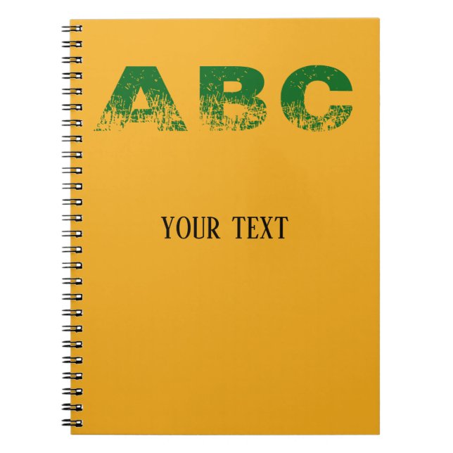 Cuaderno Alfabeto ABC (Frente)