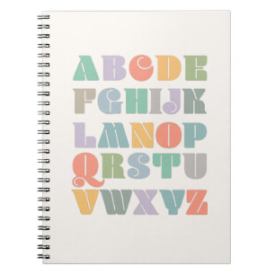 Cuaderno Alfabeto ABC moderno