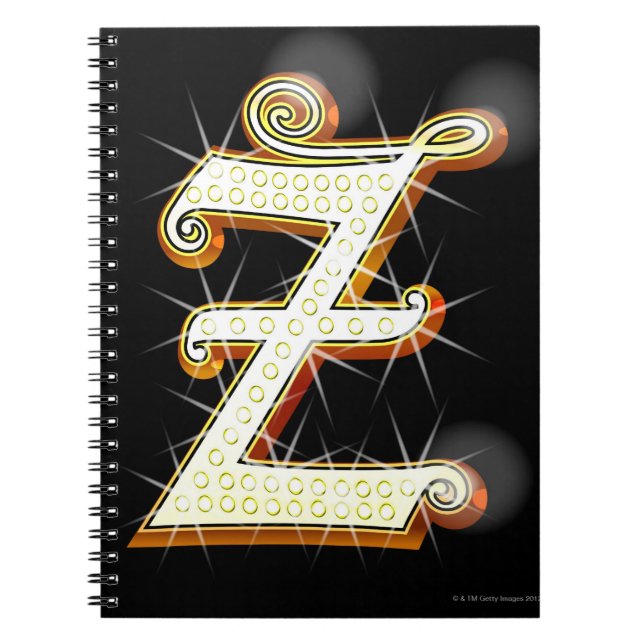 Cuaderno Alfabeto bling Z (Frente)