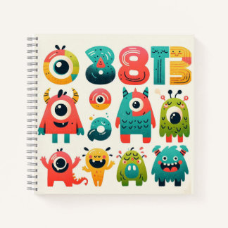 Cuaderno Alfabeto de Monstruos – Personajes de Criaturas Di