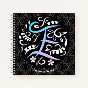 Cuaderno Alfabeto E Monograma Escritura a mano
