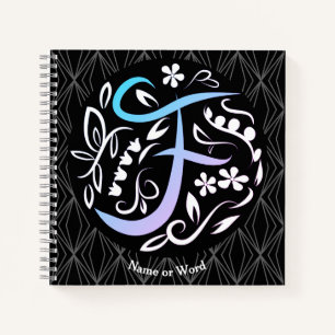 Cuaderno Alfabeto F Monograma Escritura manual
