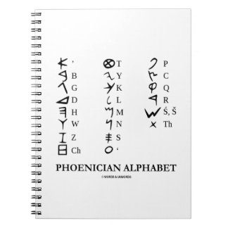 Cuaderno Alfabeto Fenicio (Símbolos de Lenguas Antiguas)