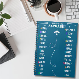 Cuaderno Alfabeto Fonético de la OTAN de Aviación & Avión, 