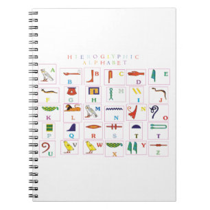 Cuaderno Alfabeto jeroglífico