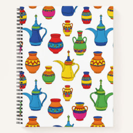 Cuaderno Alfarería saudita y patrón Dallah