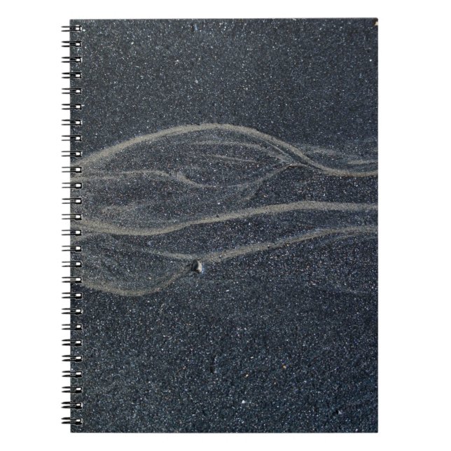 Cuaderno Alfombra de área blanca y negra (Frente)