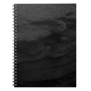 Cuaderno Alfombra de área negra y gris
