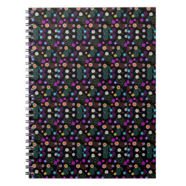 Cuaderno alfombra de escritorio con elegancia floral-diseño