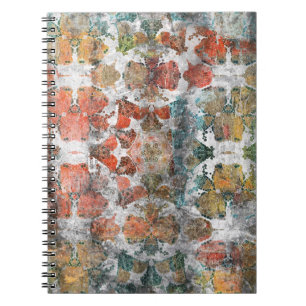 Cuaderno Alfombra de lana antigua hecha a mano de la época 