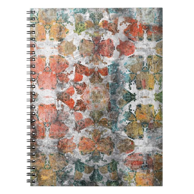 Cuaderno Alfombra de lana antigua hecha a mano de la época  (Frente)